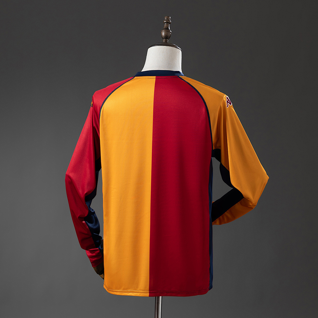 Roma 01/02 Champion Edition Long Sleeve Retro Jersey S-XXL 7