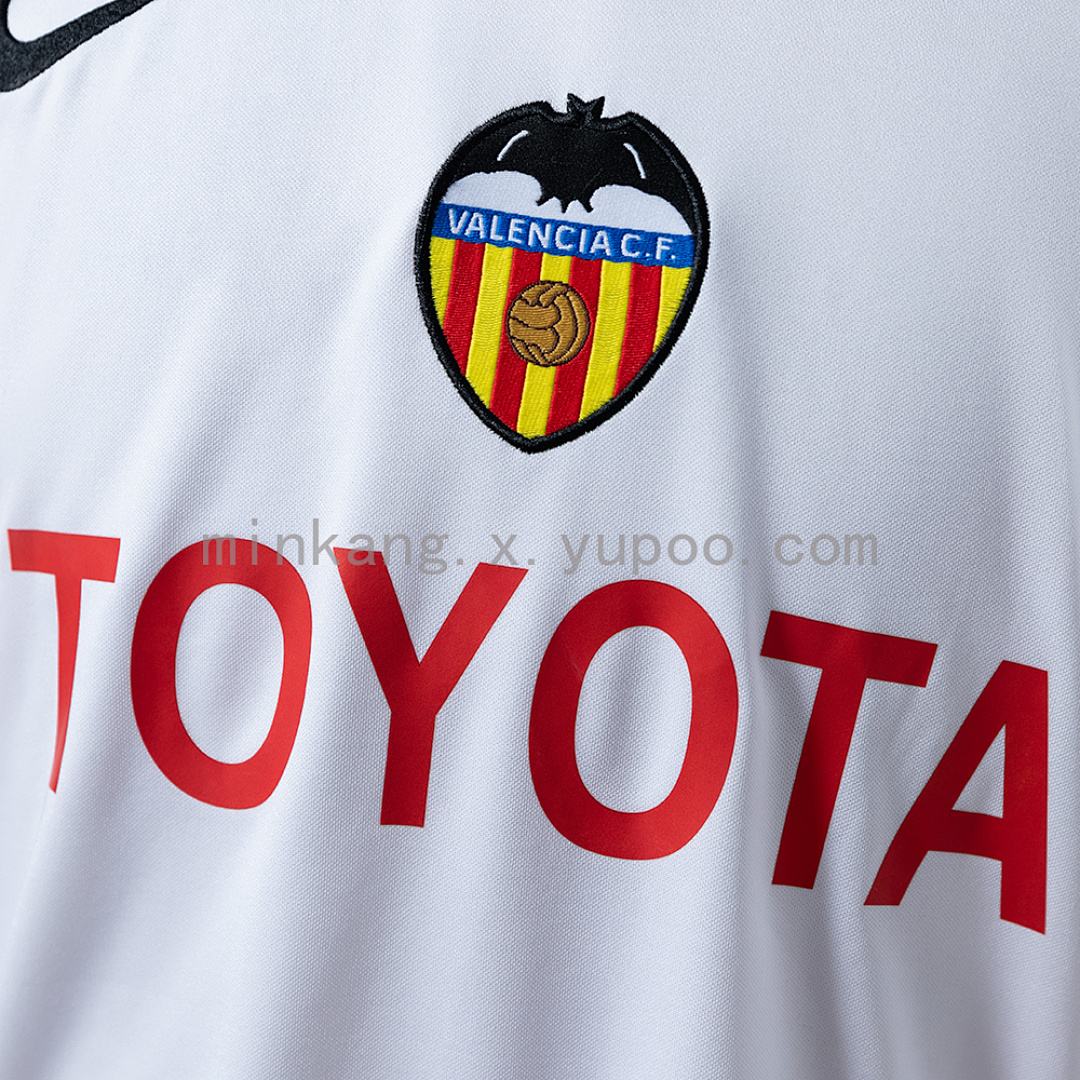 Valencia 04/05 Home Retro Jersey S-XXL 4