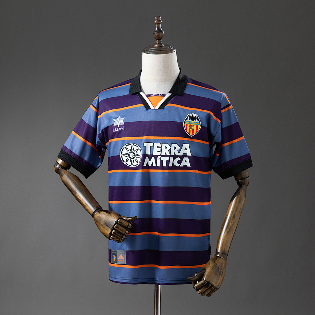 Valencia 99/00 Third Away Retro Jersey S-XXL 9
