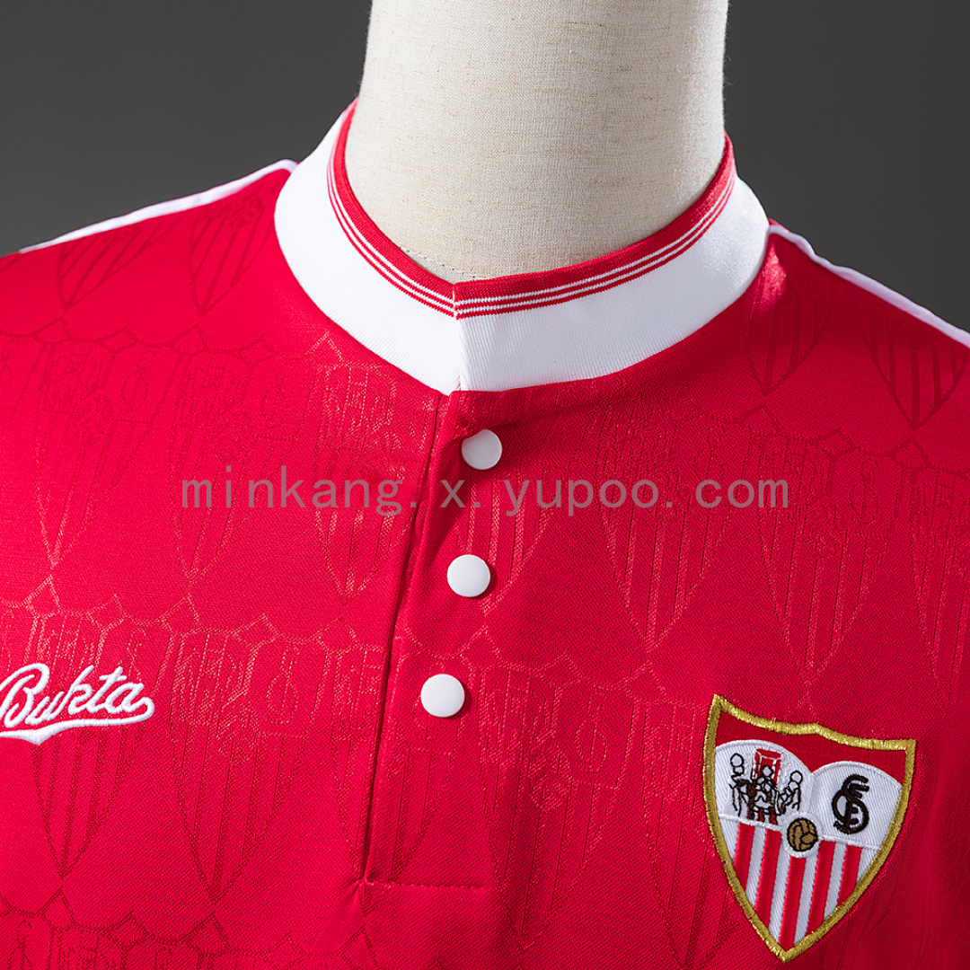 Sevilla 91/92 Home Retro Jersey S-XXL 5