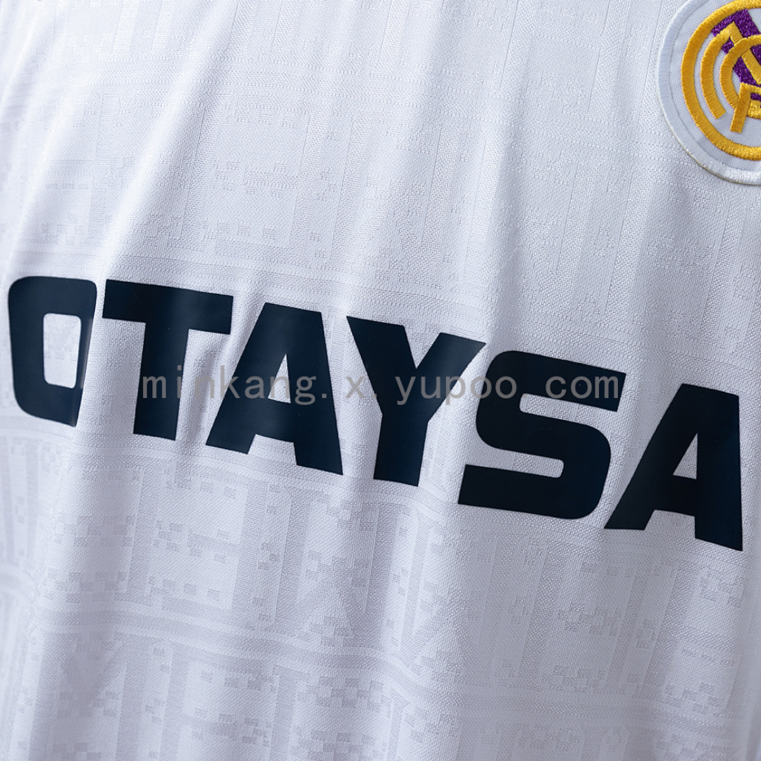 Real Madrid 90/91 Home Retro Jersey S-XXL 5