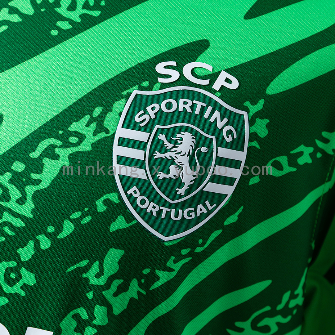 Sporting Lisbon 25/26 Green Goalkeeper Jersey S-4XL 5