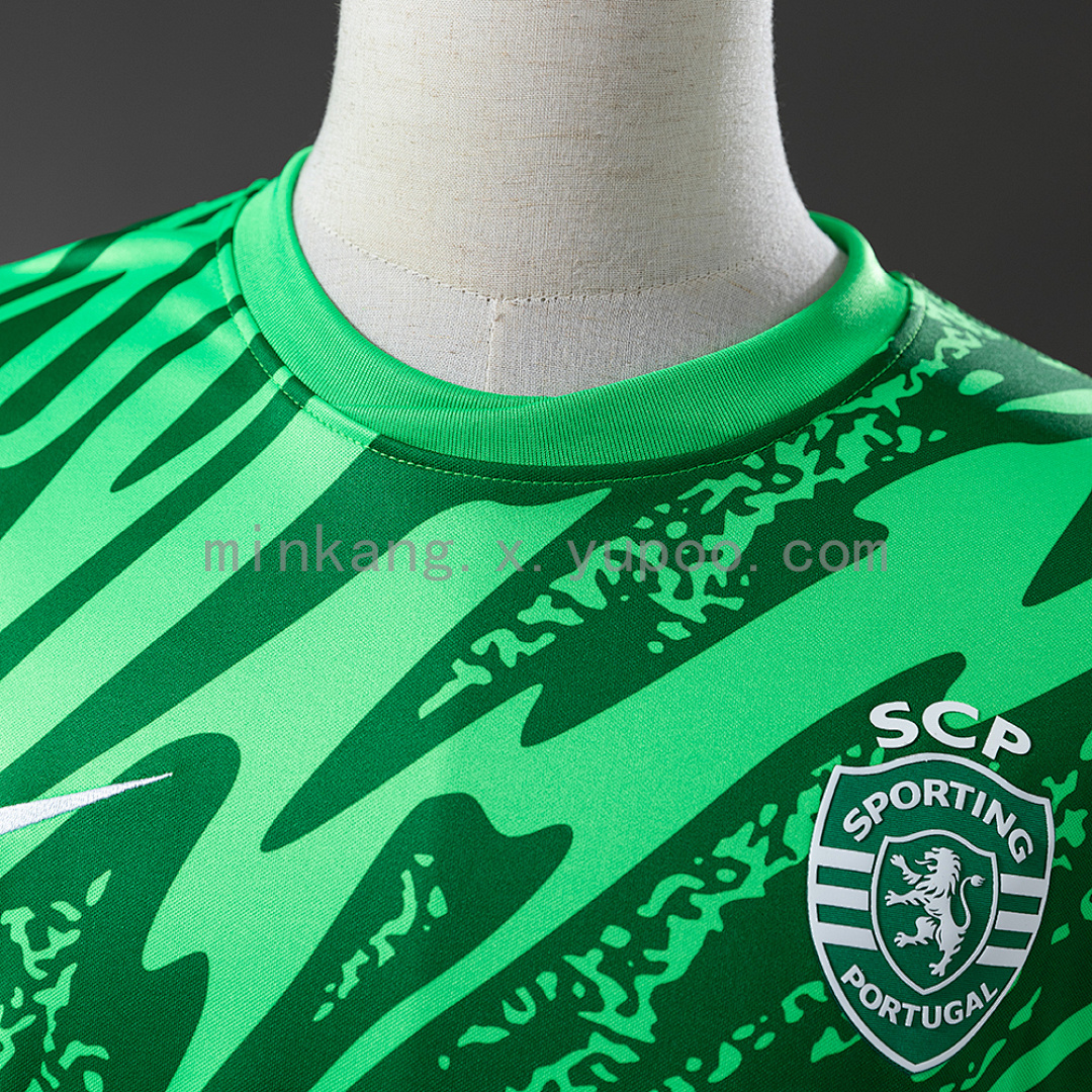 Sporting Lisbon 25/26 Green Goalkeeper Jersey S-4XL 7