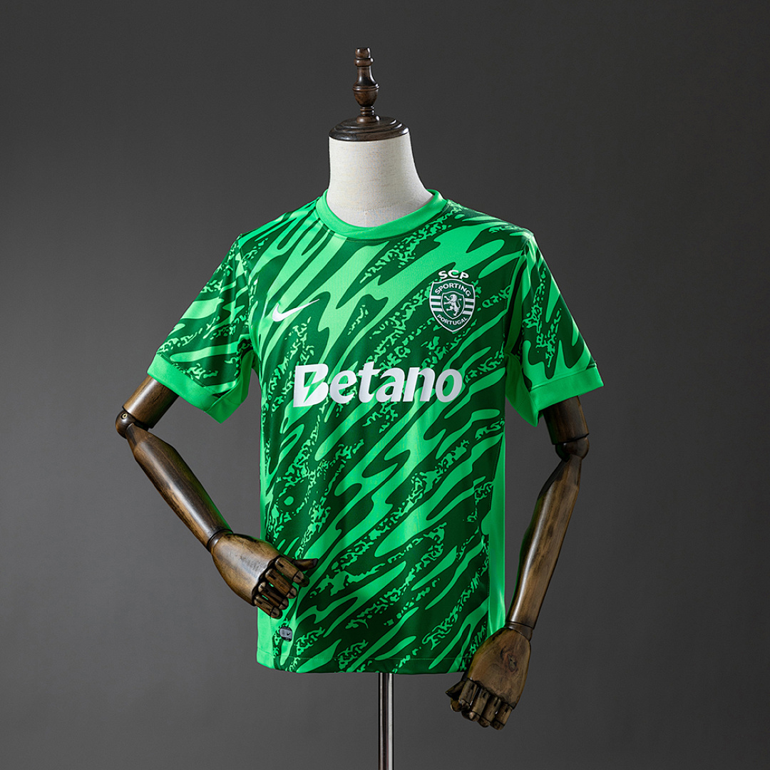 Sporting Lisbon 25/26 Green Goalkeeper Jersey S-4XL 9
