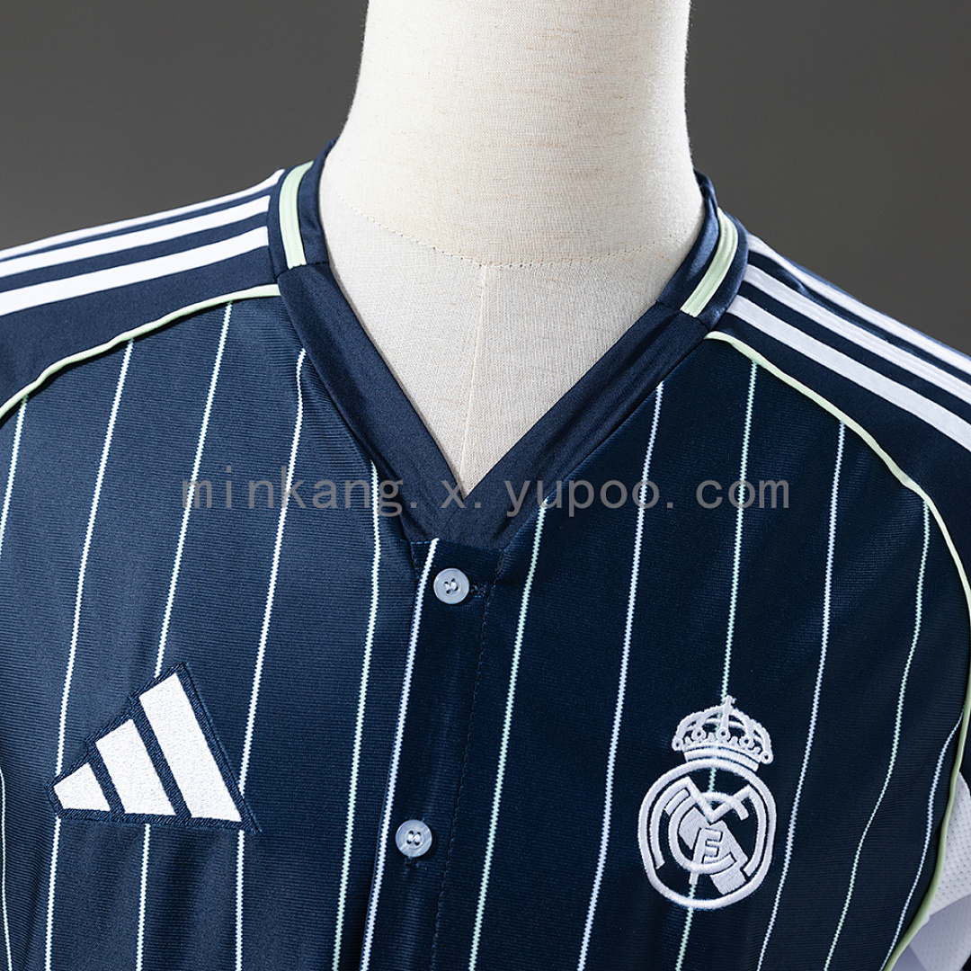 Real Madrid 25/26 Baseball - Navy Blue Jersey S-4XL 7