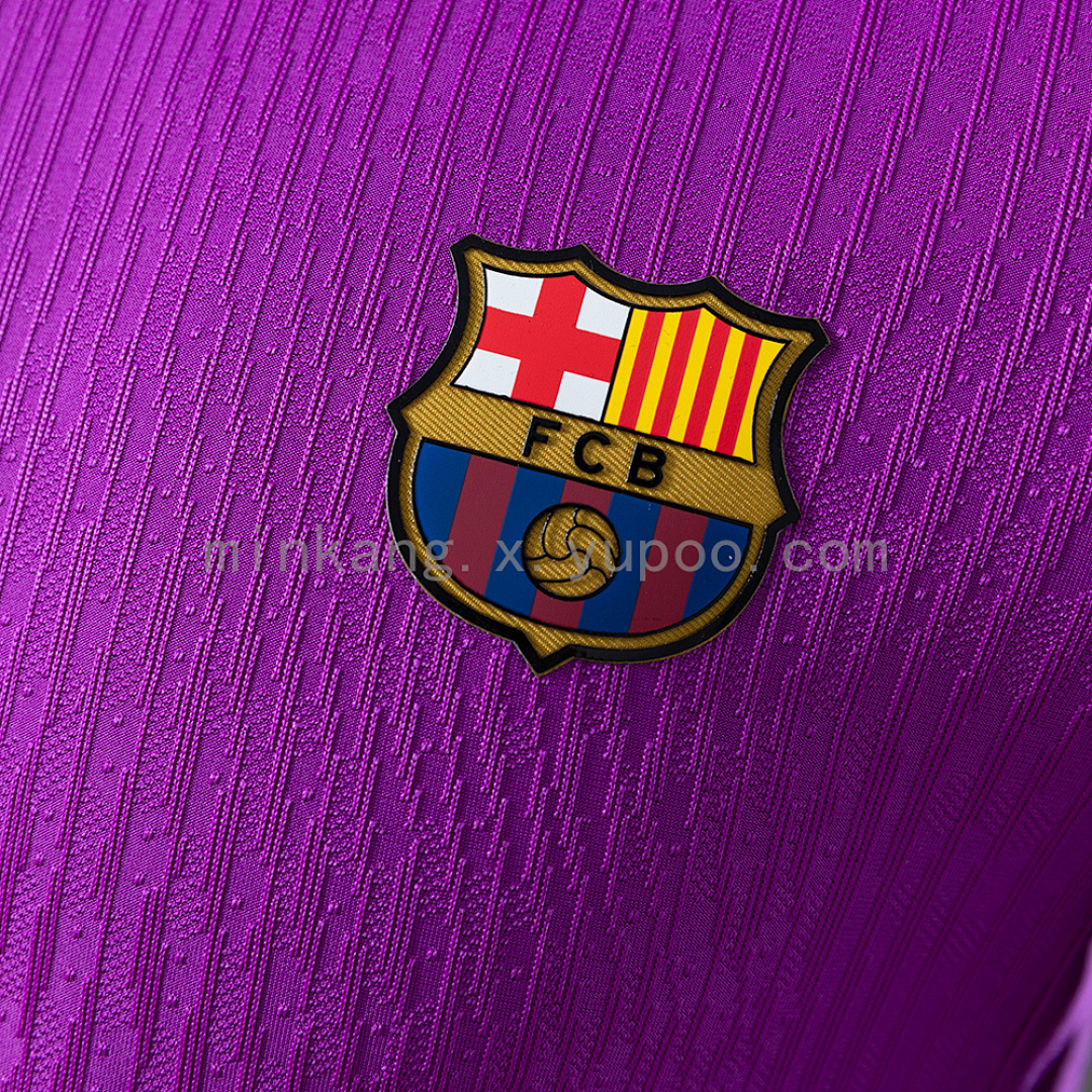 Barcelona 25/26 Pre-match training Player Version-Purple Jersey S-3XL 5