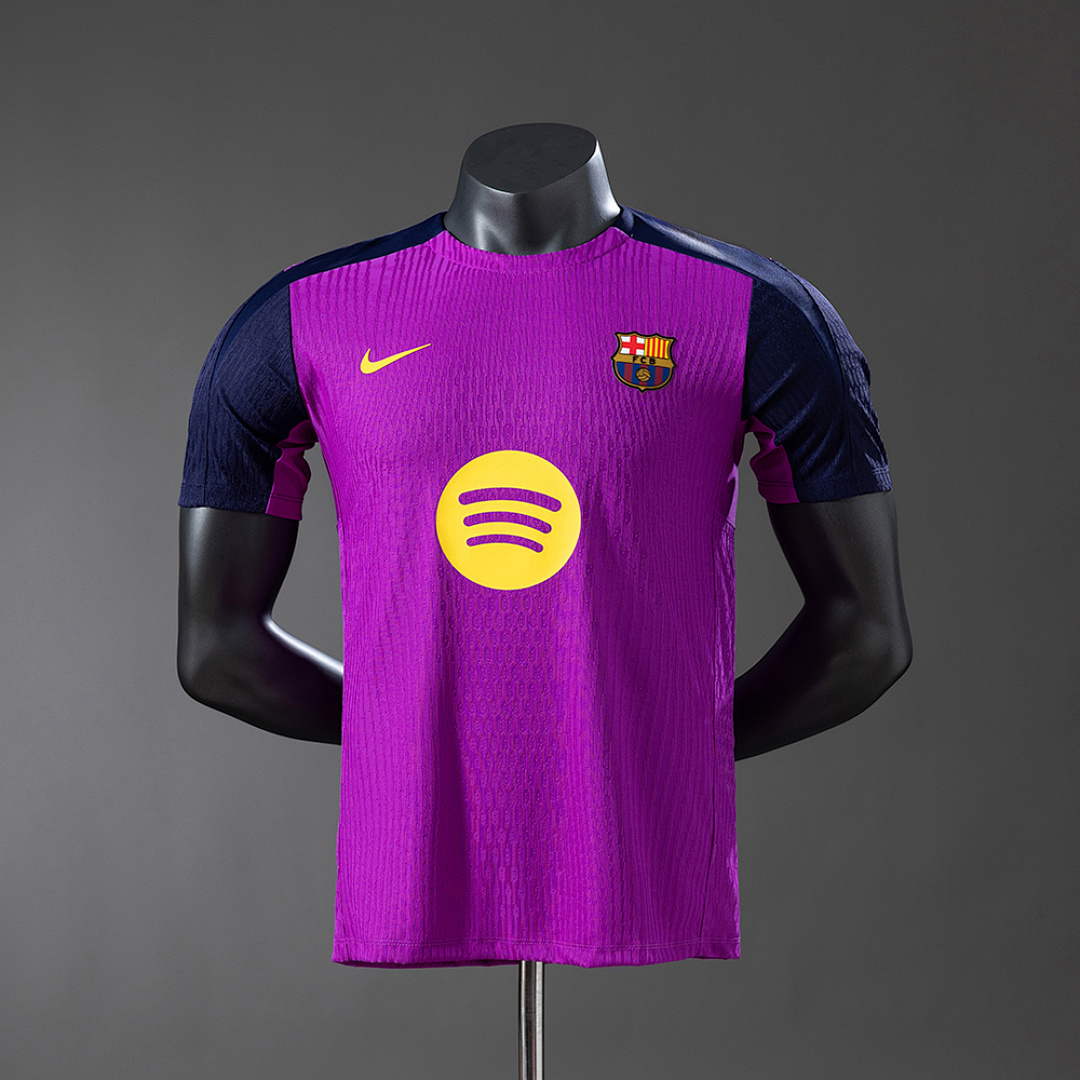 Barcelona 25/26 Pre-match training Player Version-Purple Jersey S-3XL 9