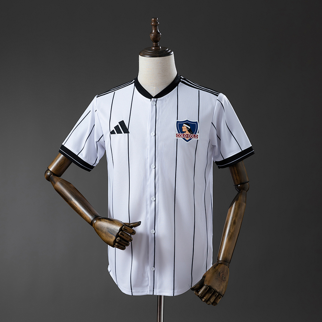 Colo Colo 25/26 US Pack Full-Button Baseball Jersey White S-4XL 2