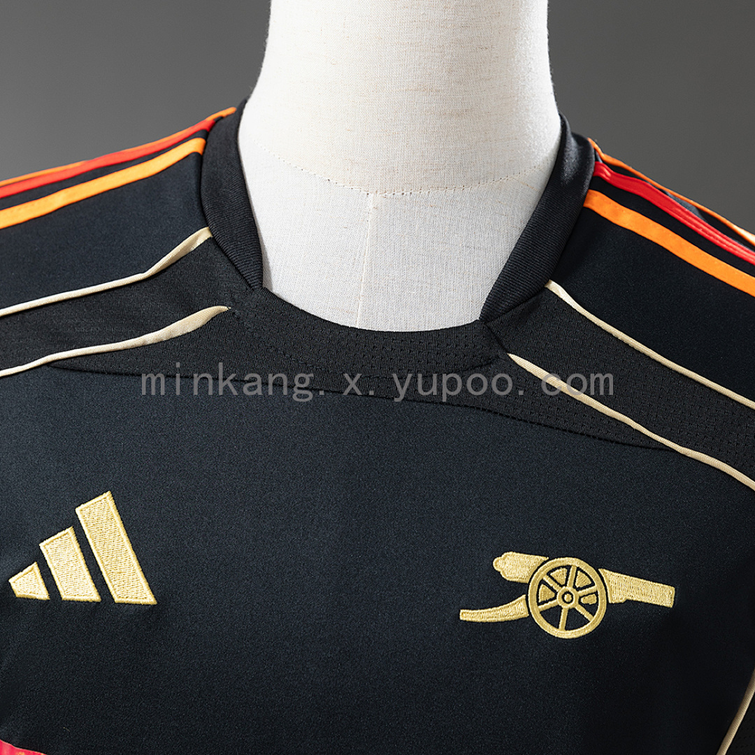 Arsenal 25/26 Retro-style collaboration - Black Jersey S-4XL 6