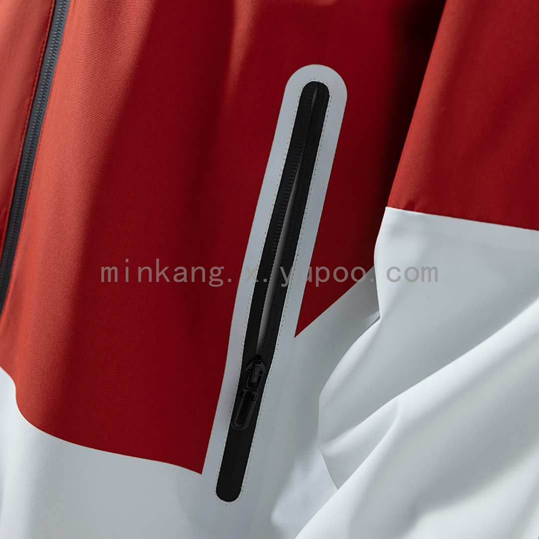 Seville Windbreaker - Red & White S-XXL 8