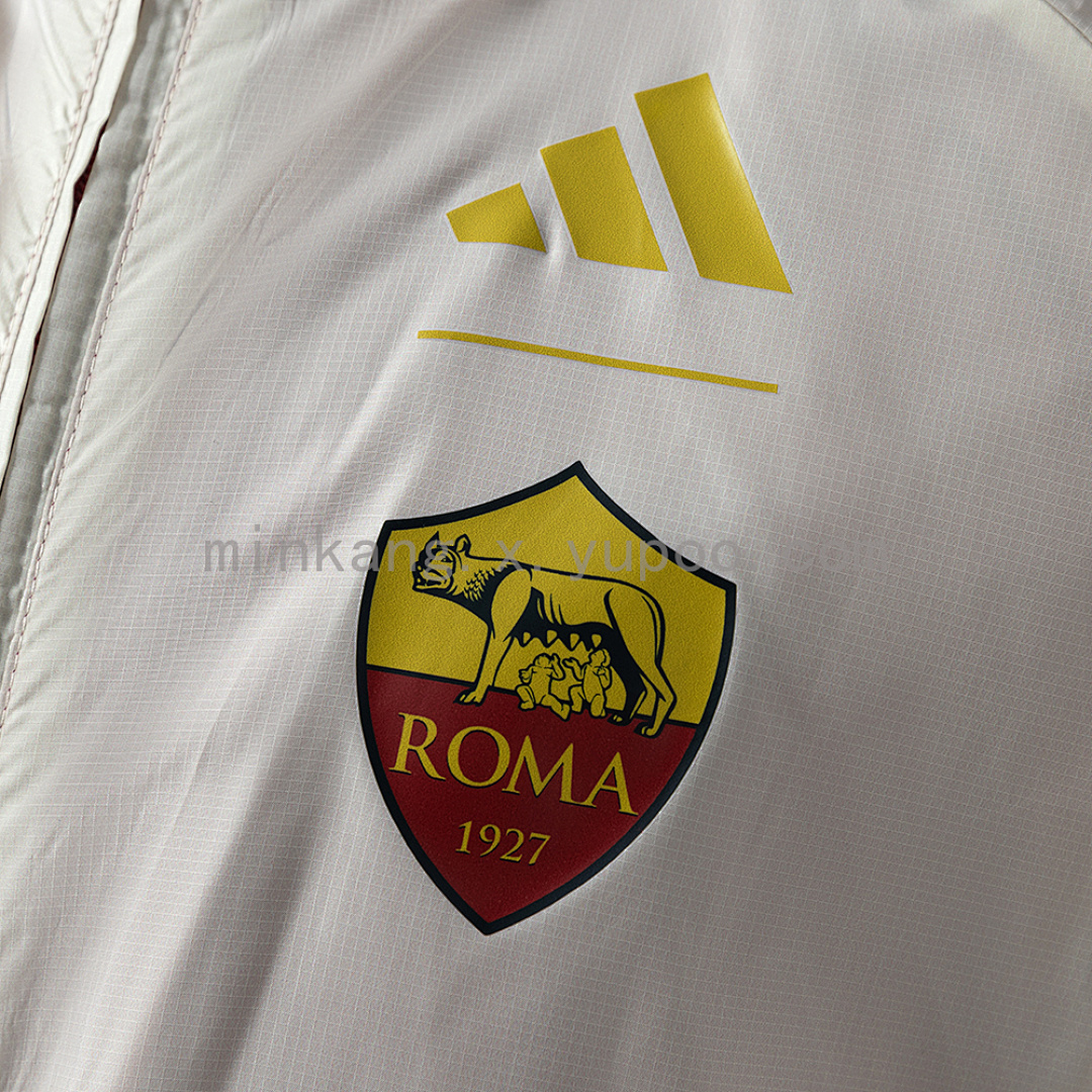 Roma Reversible Jacket Windbreaker - Red & Beige S-XXL 5