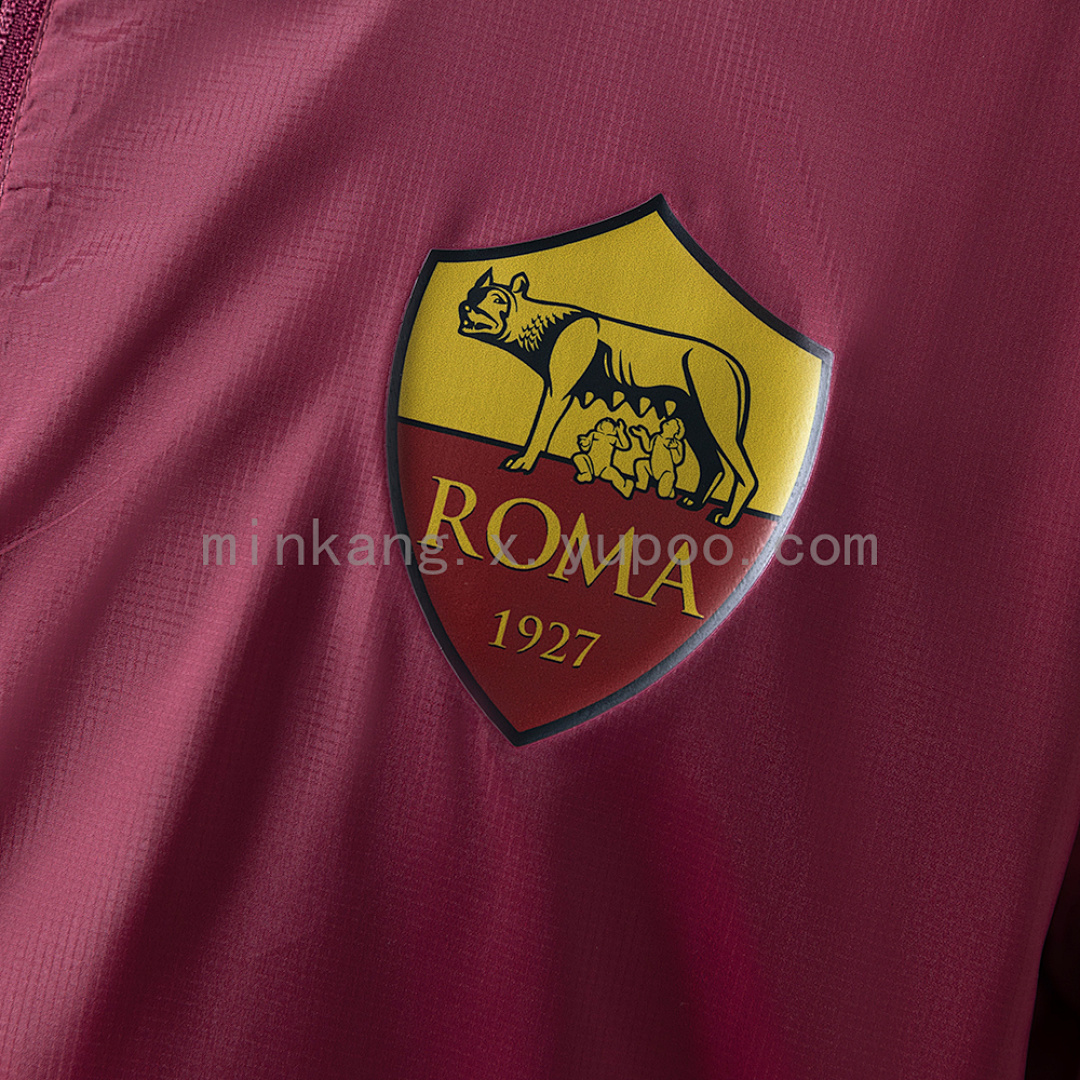 Roma Reversible Jacket Windbreaker - Red & Beige S-XXL 10