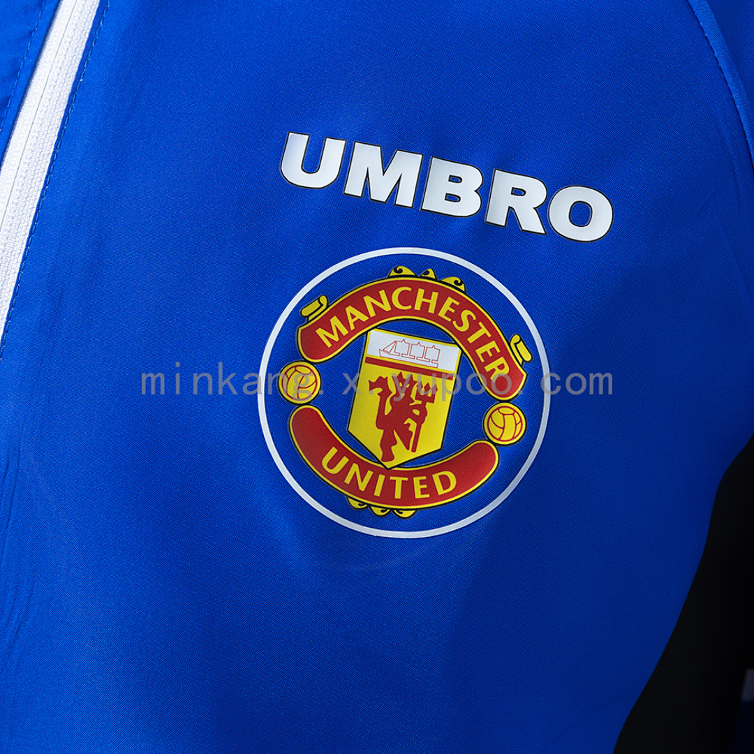 M-U Reversible Jacket Windbreaker - White & Blue S-XXL 5