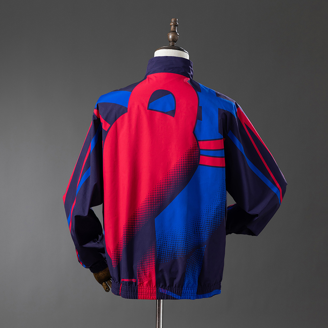 Barcelona Reversible Jacket Windbreaker - Red & Navy S-XXL 12