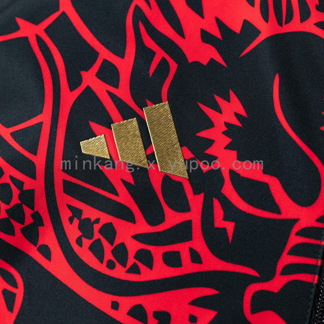 Real Madrid Reversible Jacket Windbreaker - Red & Heiss S-XXL 9