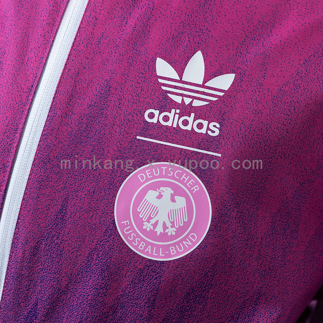German Reversible Jacket Windbreaker - Green & Purple S-XXL 5