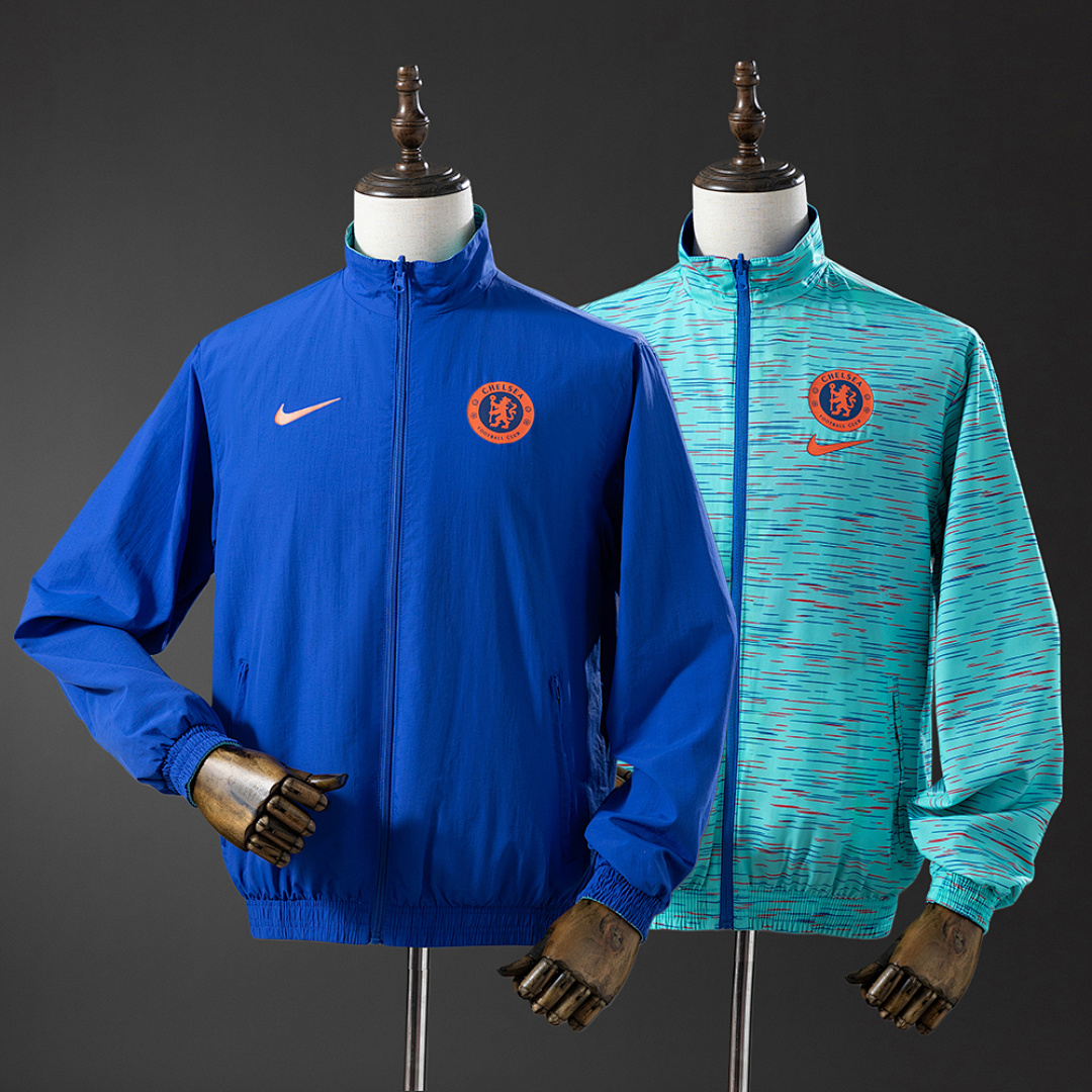 Chelsea Reversible Jacket Windbreaker - Blue & Sky Blue S-XXL 2