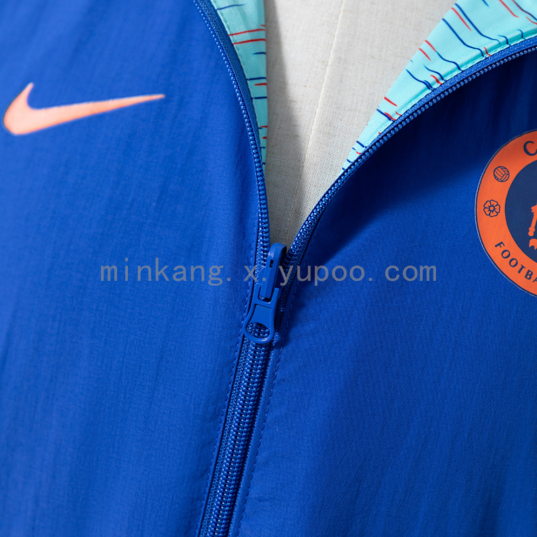Chelsea Reversible Jacket Windbreaker - Blue & Sky Blue S-XXL 8