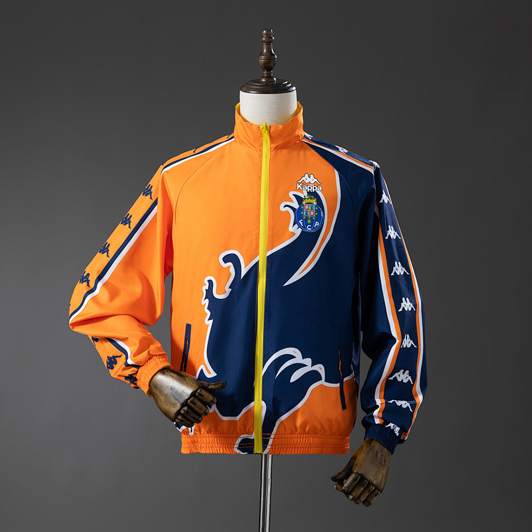 Porto Reversible Jacket Windbreaker - Orange & Yellow S-XXL 3