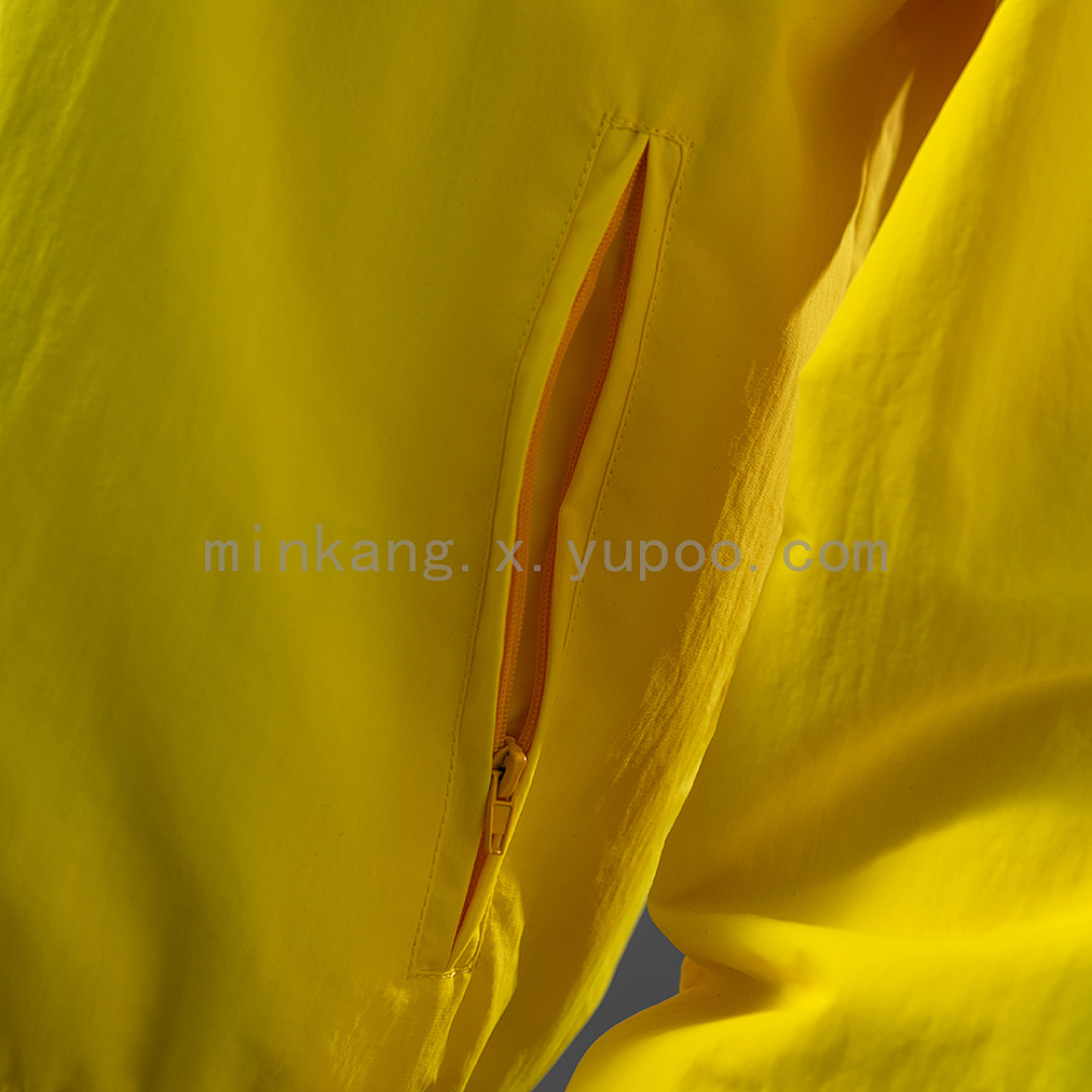 Porto Reversible Jacket Windbreaker - Orange & Yellow S-XXL 6