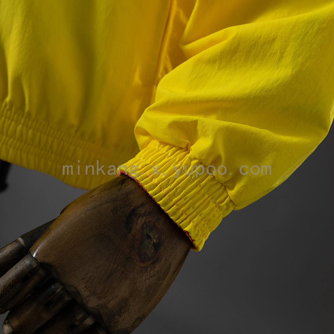 Porto Reversible Jacket Windbreaker - Orange & Yellow S-XXL 7