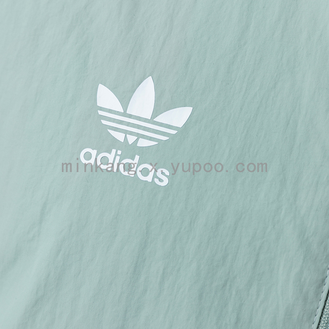 French Reversible Jacket Windbreaker - Blue & Mint Green S-XXL 9