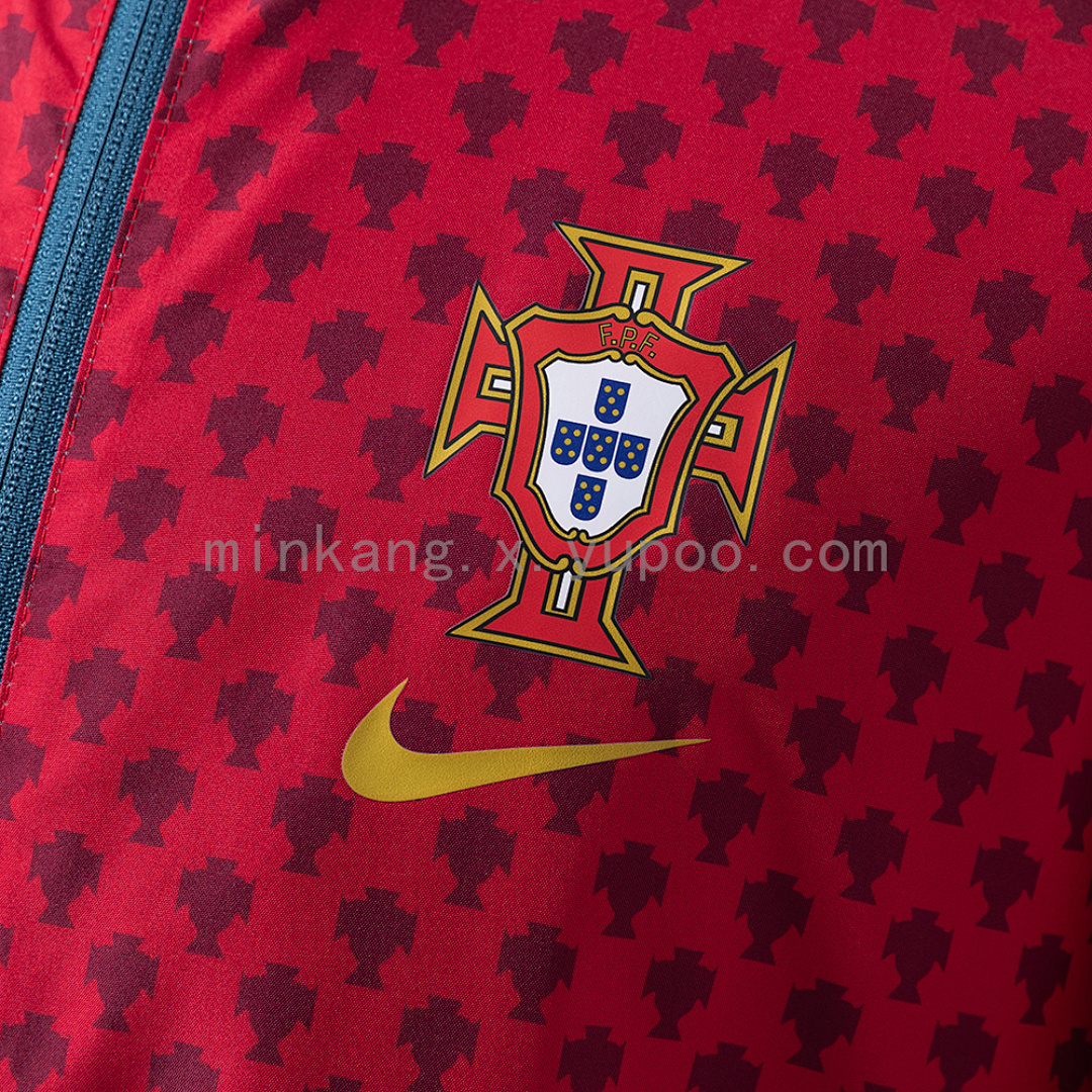 Portugal Reversible Jacket Windbreaker - Red & Cyan S-XXL 5
