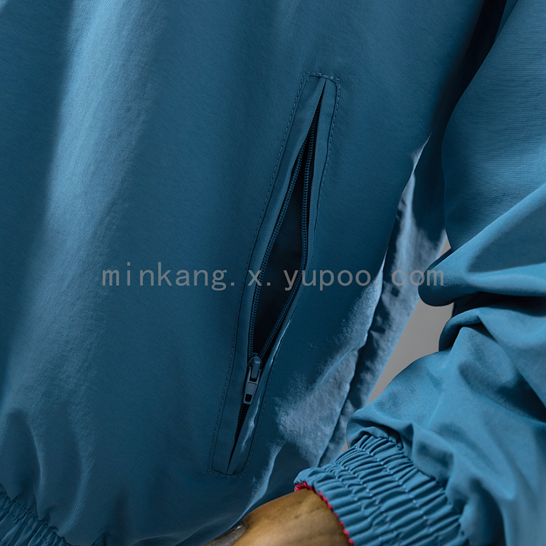 Portugal Reversible Jacket Windbreaker - Red & Cyan S-XXL 6