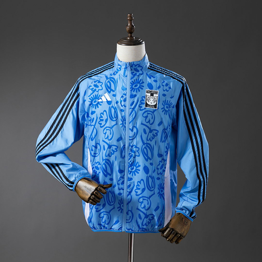 Tigres Reversible Jacket Windbreaker - Beige & Blue S-XXL 4