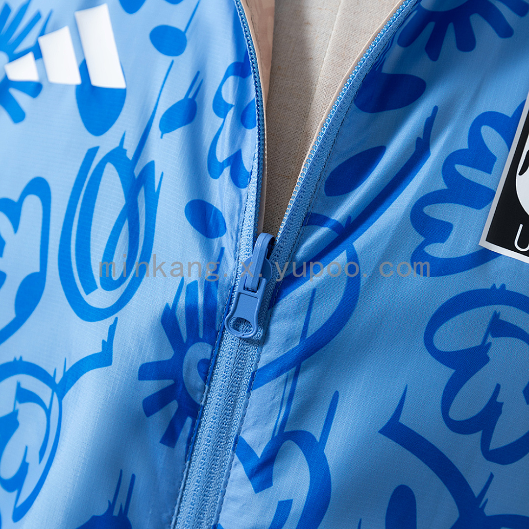 Tigres Reversible Jacket Windbreaker - Beige & Blue S-XXL 8