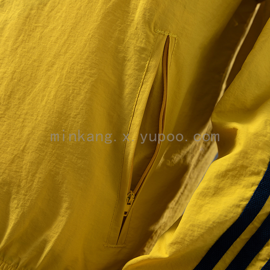Real Madrid Reversible Jacket Windbreaker - Yellow & Red S-XXL 6
