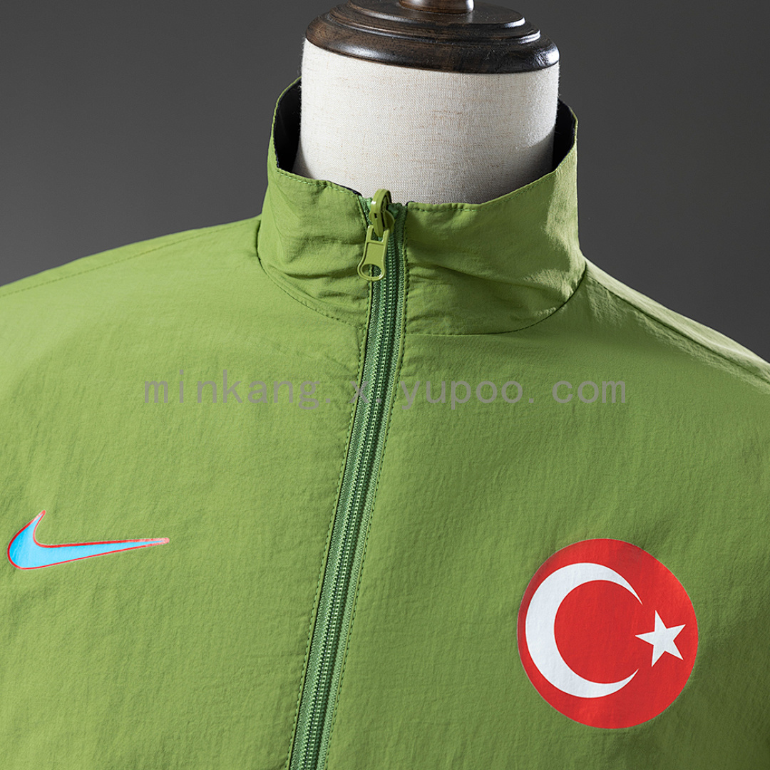 Türkiye Reversible Jacket Windbreaker - Blue & Green, S-XXL 11