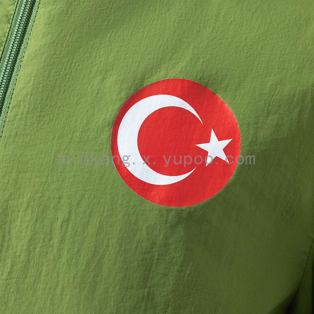 Türkiye Reversible Jacket Windbreaker - Blue & Green, S-XXL 10