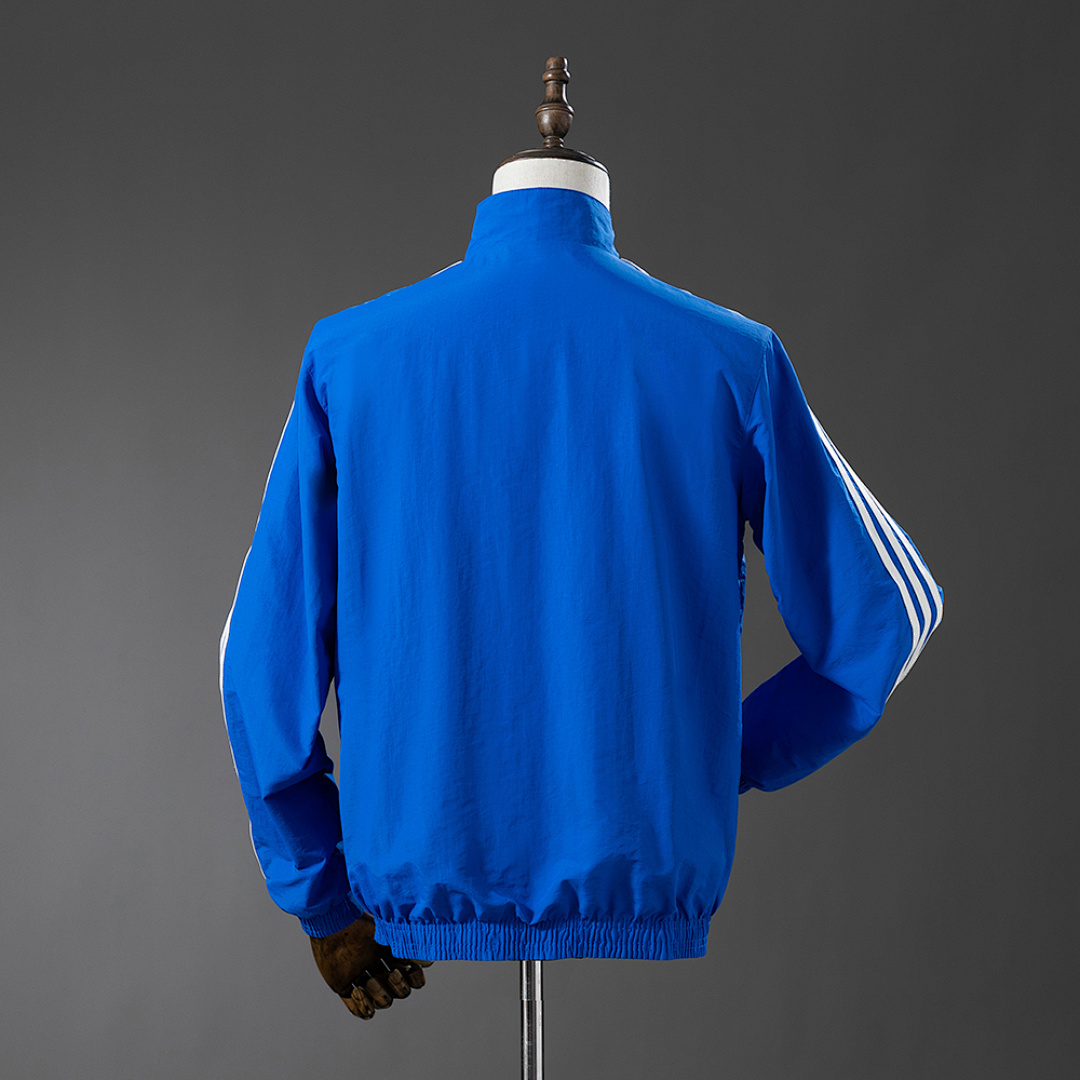 Colo Colo Reversible Jacket Windbreaker - White & Blue S-XXL 12