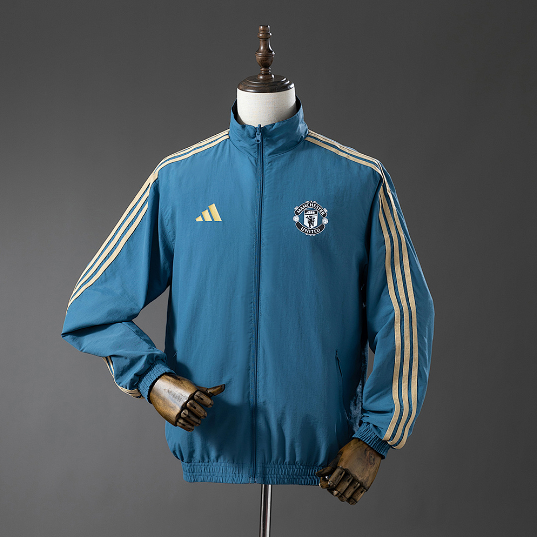 M-U Reversible Jacket Windbreaker - Blue&Black S-XXL 3