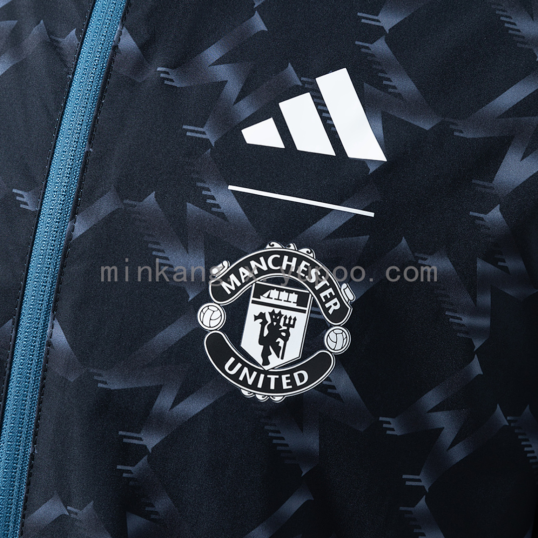M-U Reversible Jacket Windbreaker - Blue&Black S-XXL 5