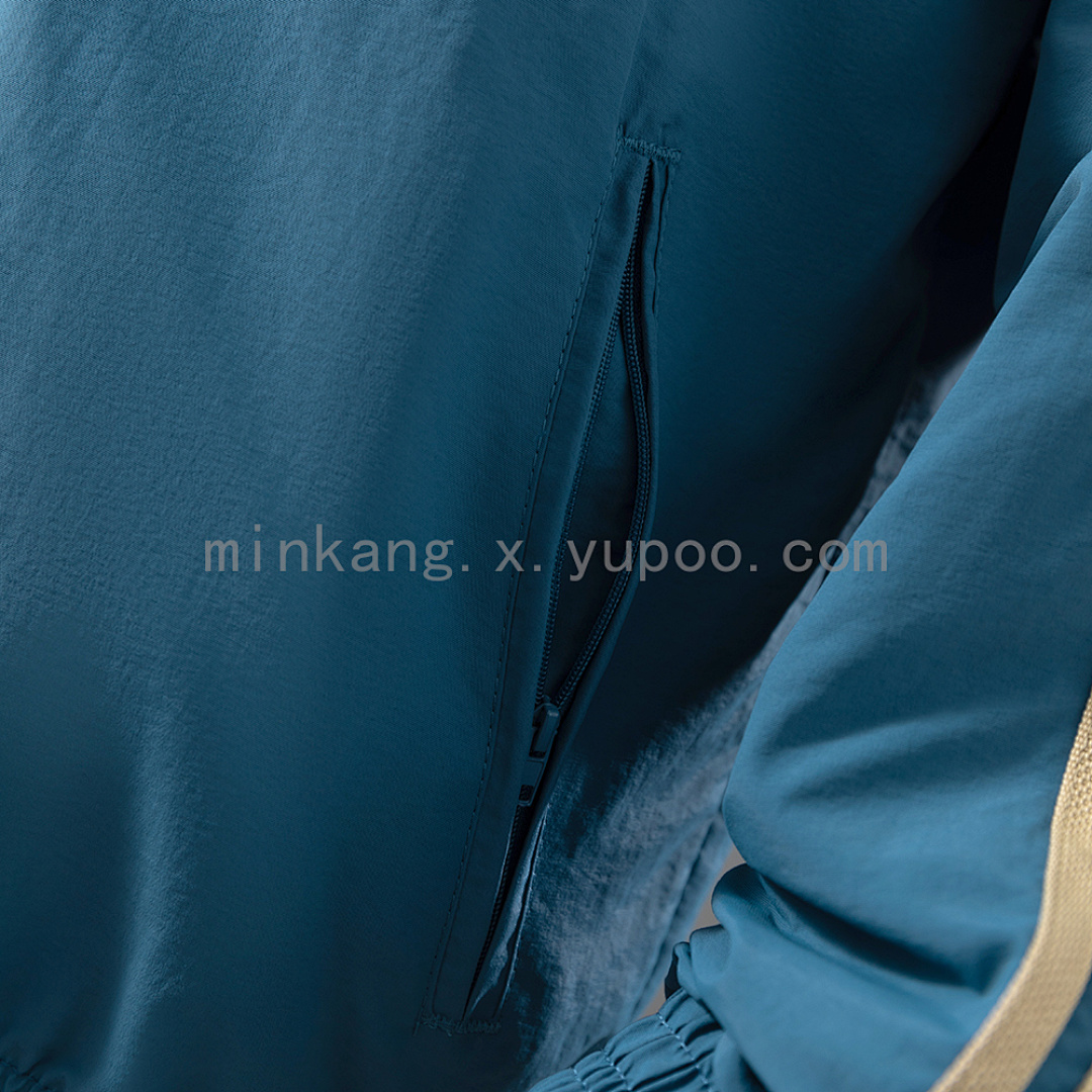M-U Reversible Jacket Windbreaker - Blue&Black S-XXL 6