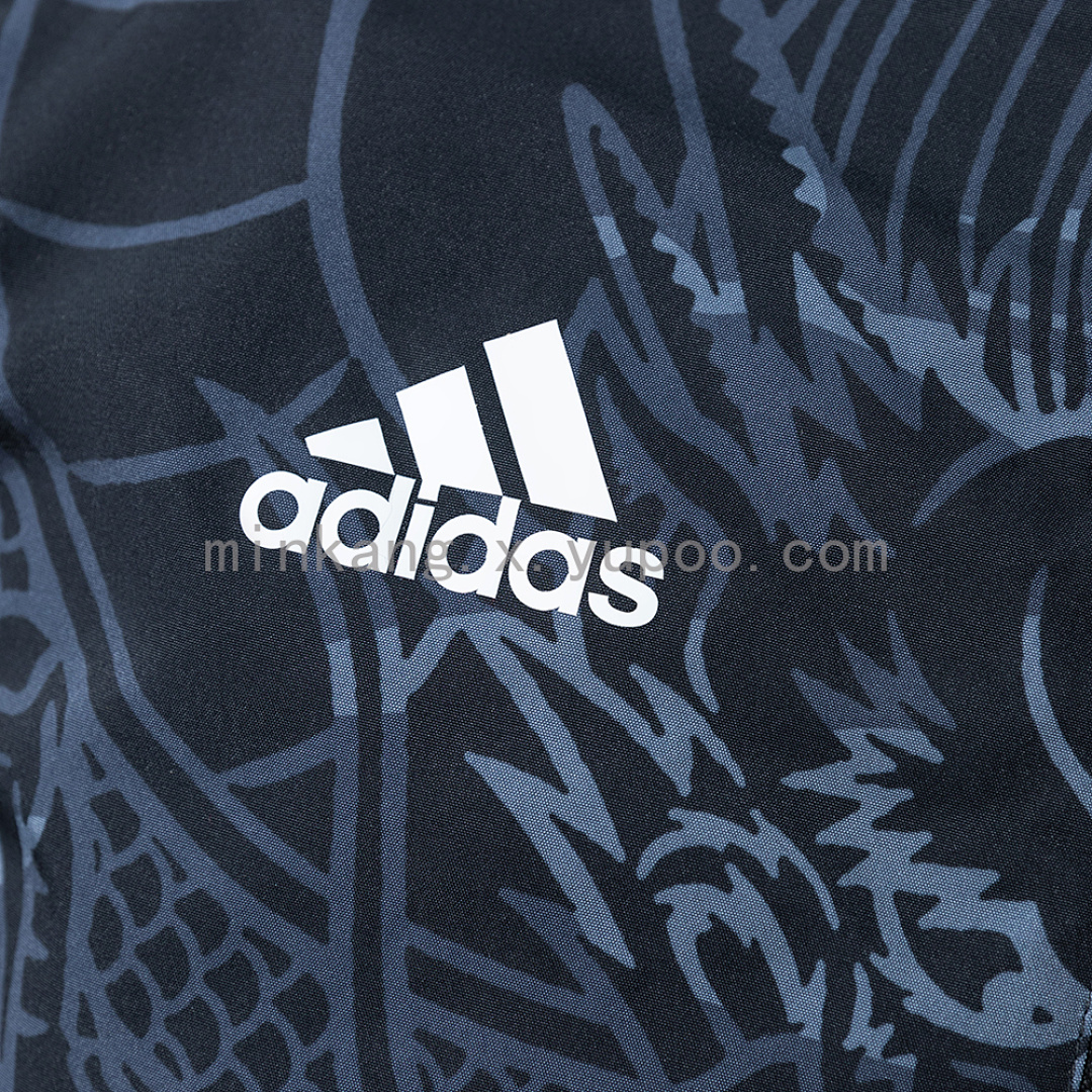 Real Madrid Reversible Jacket Windbreaker - Black&Black Dragon S-XXL 9