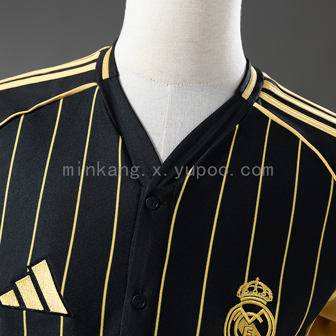 Real Madrid 25/26 Baseball - Black Jersey S-4XL 7