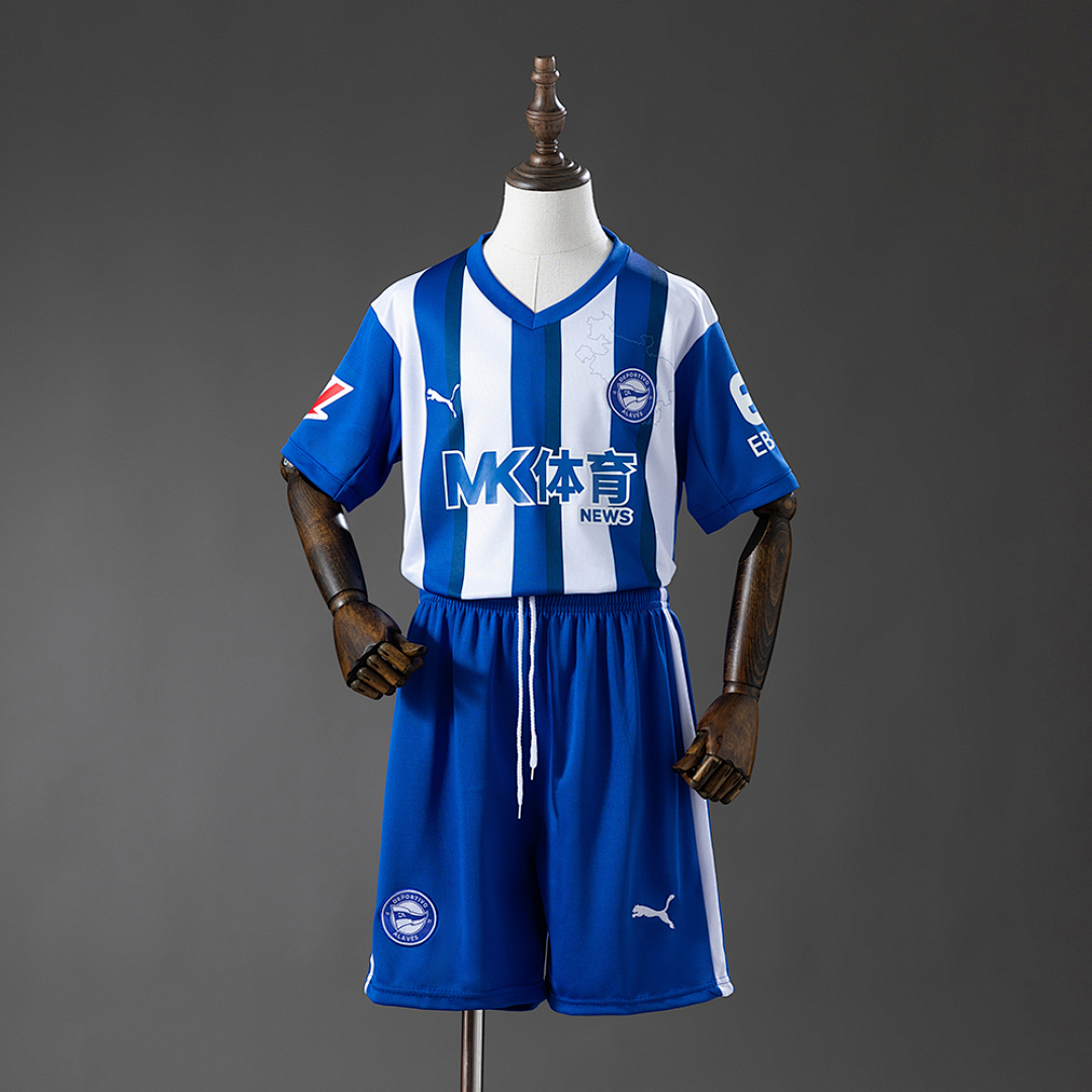 Deportivo Alavés 25/26 Home Kids Jersey SIZE:16-28 13