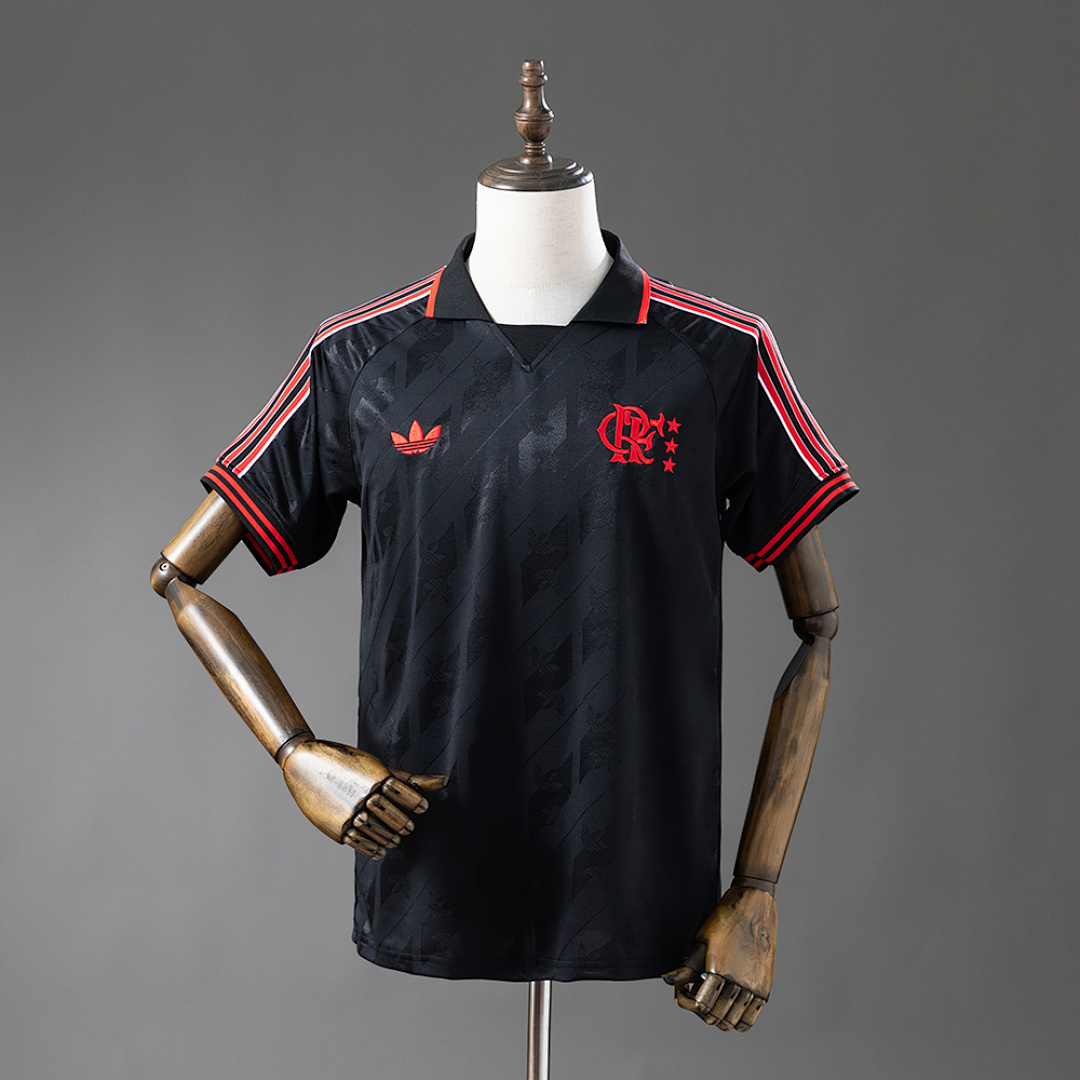 Flamengo 25/26 Lifestyler Retro - Black Jersey S-4XL