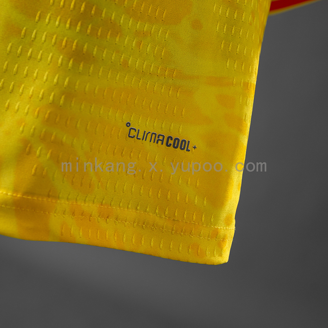 Colombia 2026 Home Long-Sleeve Player Version Jersey S-4XL 6