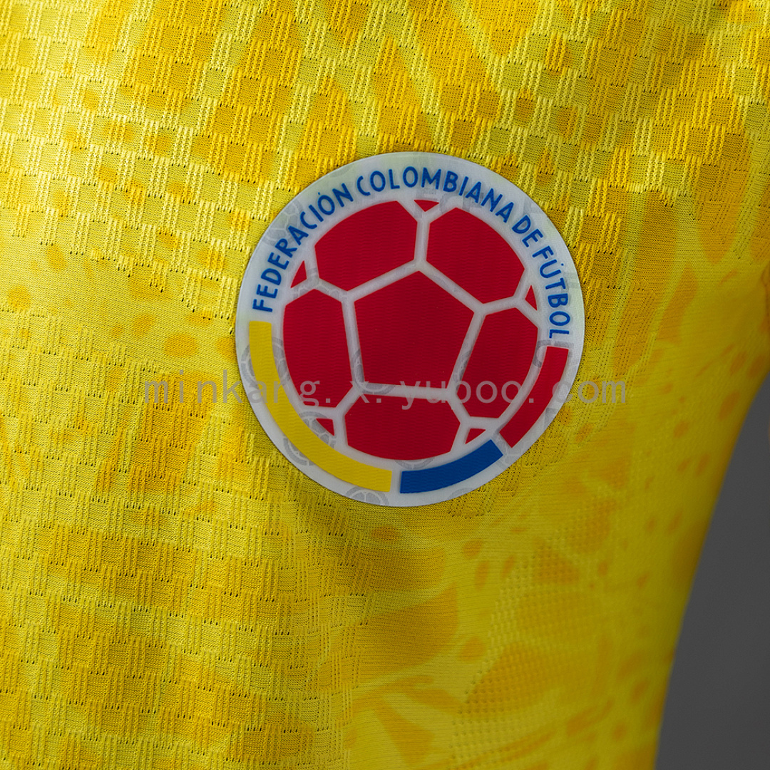 Colombia 2026 Home Player Version Jersey S-4XL 8