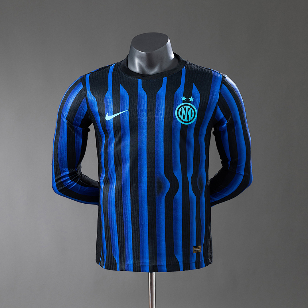 Inter Milan 25/26 Home Long-Sleeve Player Version Jersey S-3XL 3