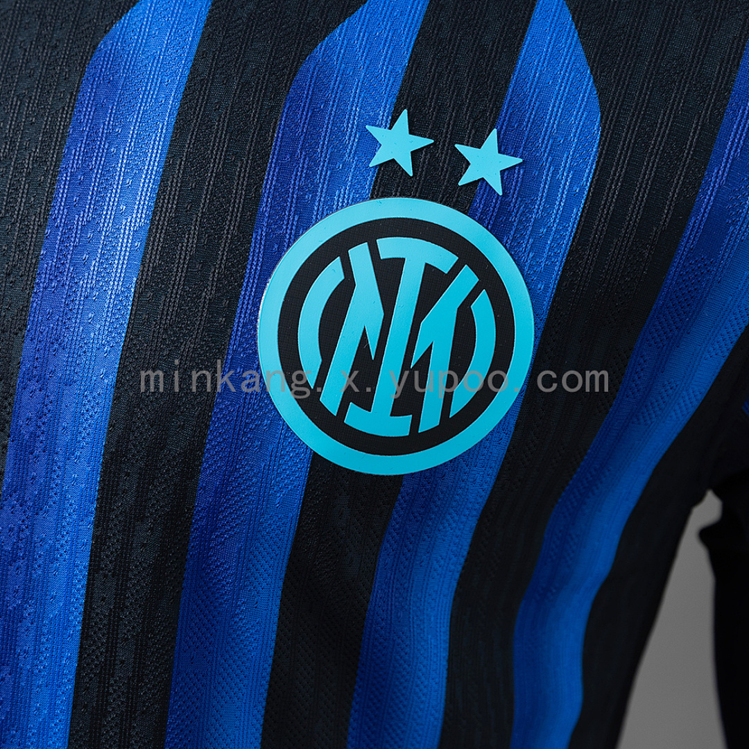 Inter Milan 25/26 Home Long-Sleeve Player Version Jersey S-3XL 8