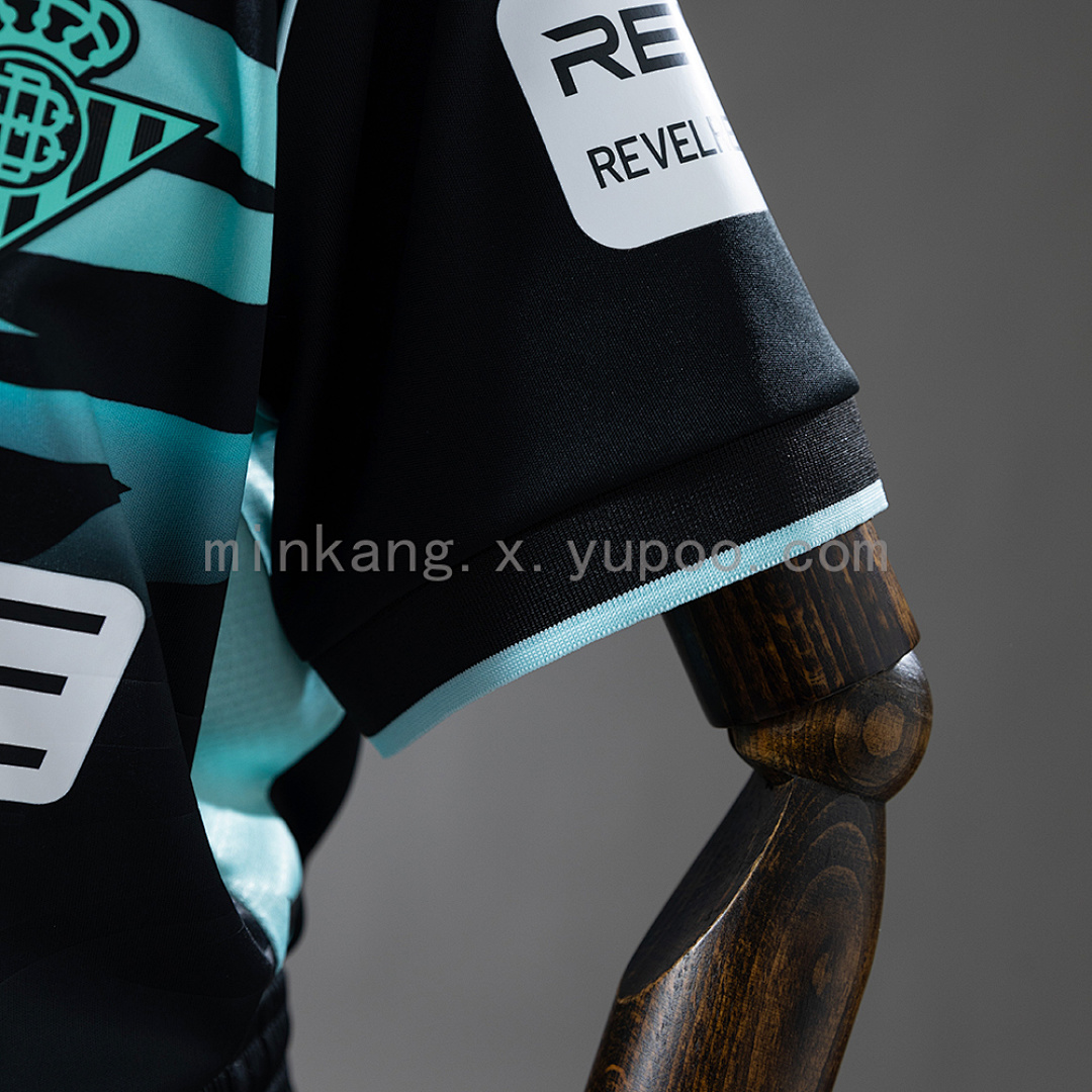 Real Betis 25/26 Third Away Kids Kit Jersey SIZE 16-28 6