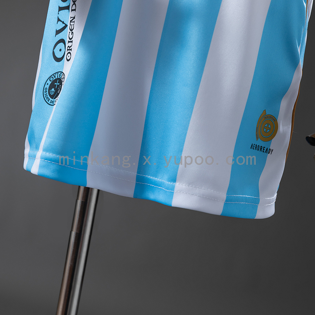 Real Oviedo 25/26 Third Away Kids Kit Jersey Size 16-28 12
