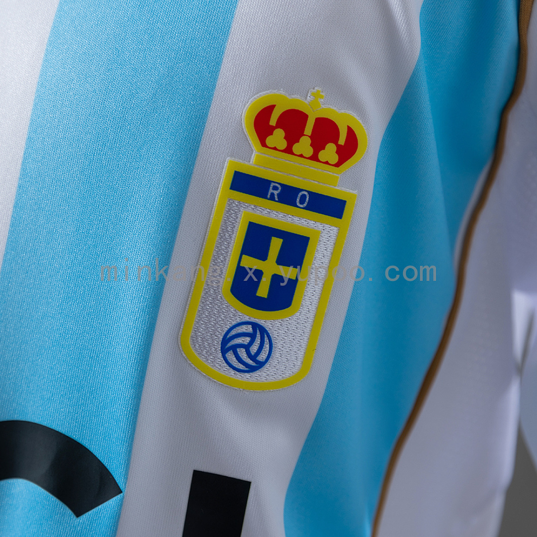 Real Oviedo 25/26 Third Away Kids Kit Jersey Size 16-28 8