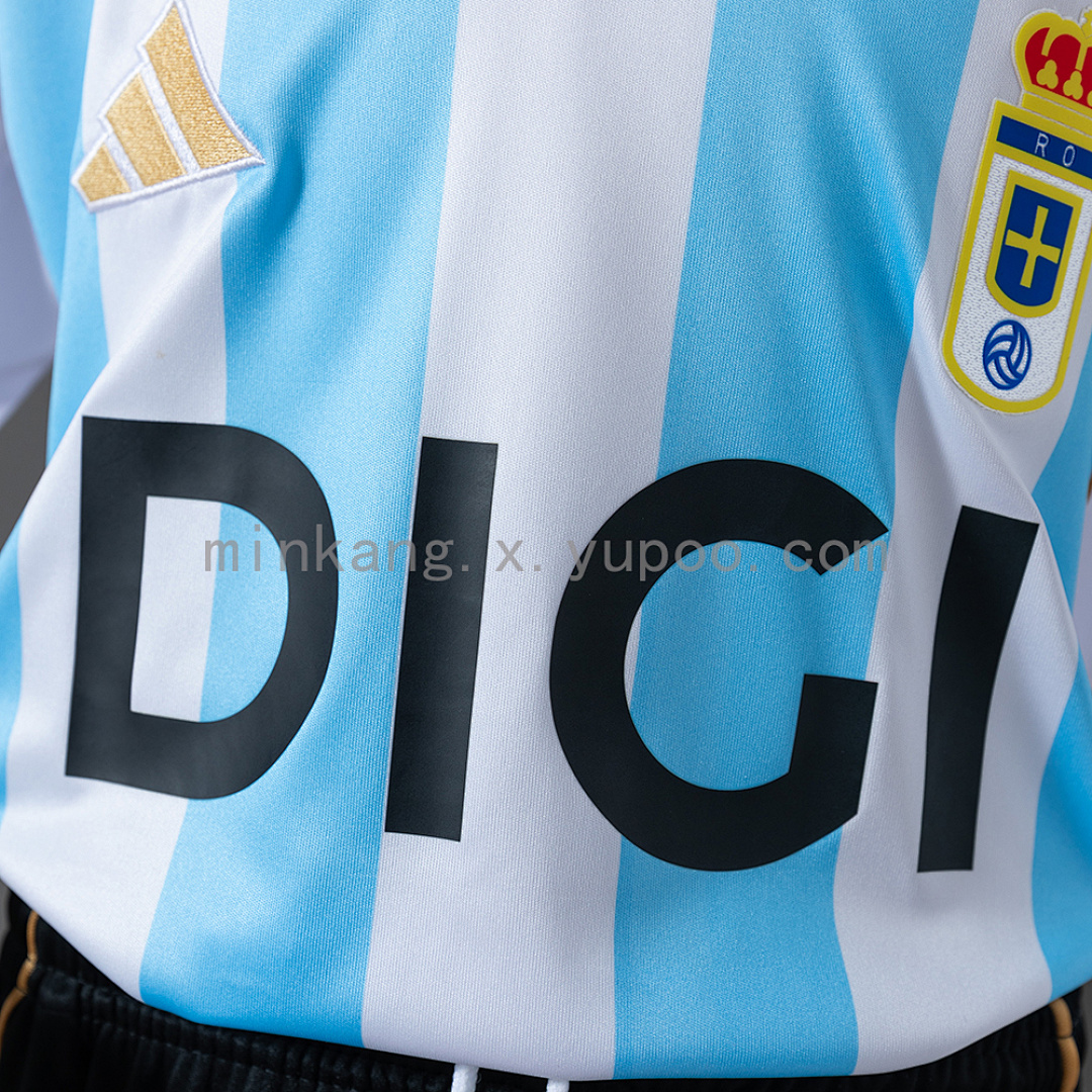Real Oviedo 25/26 Third Away Kids Kit Jersey Size 16-28 9