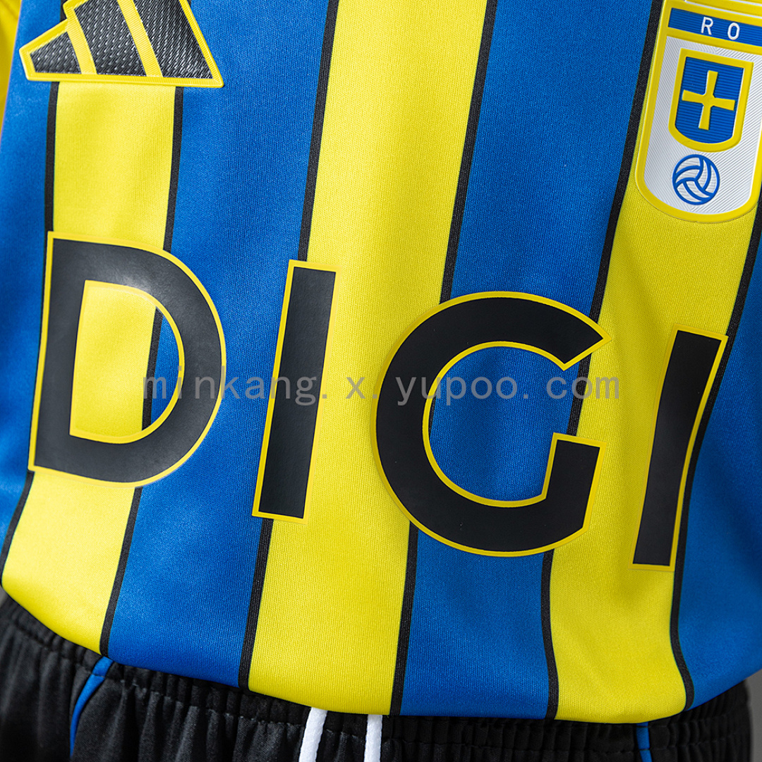 Real Oviedo 25/26 Away Kids Kit Jersey Size 16-28 9